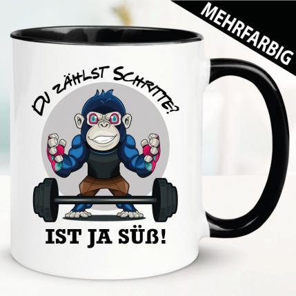 Schritte zählen - Tasse Bodybuilding