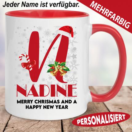 Personalisierte Buchstabentasse