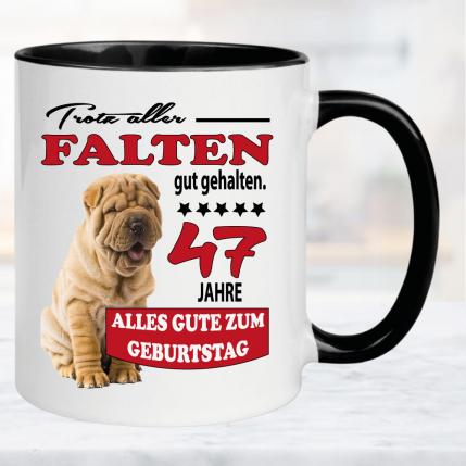 Tasse Geburtstag Trotz aller Falten