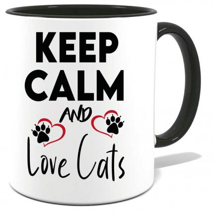 Tasse Keep Calm Love Cats