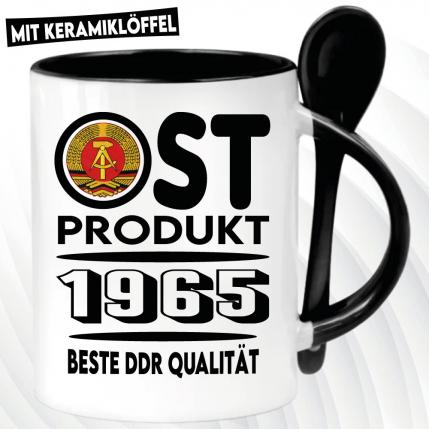 Löffeltasse Schwarz