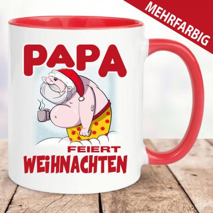 Papa feiert Weihnachten