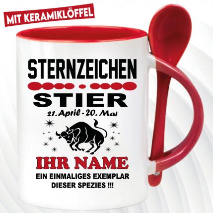 Löffeltasse Rot 320ml