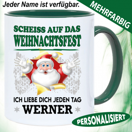 Weihnachtstasse Ich liebe dich