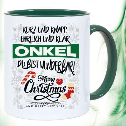 Weihnachtstasse Bester Onkel