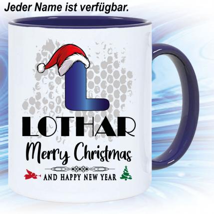 Buchstabentasse Merry Christmas