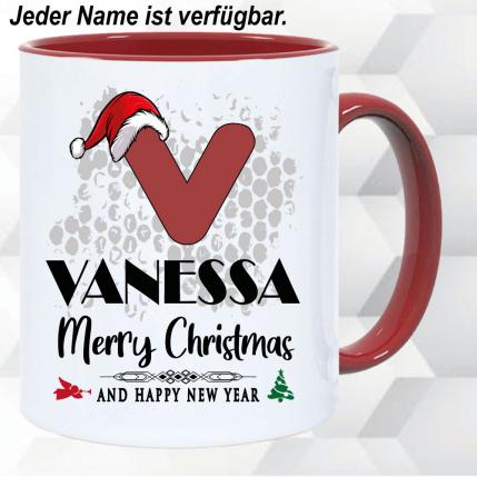 Buchstabentasse Merry Christmas