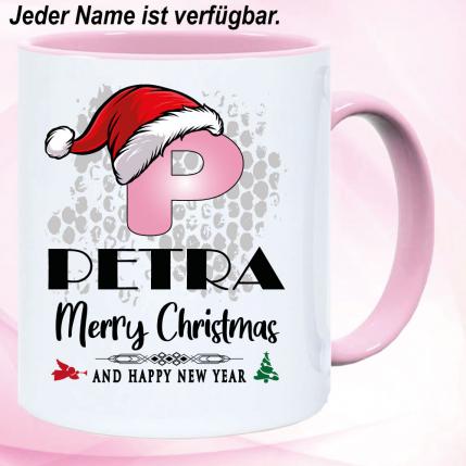 Buchstabentasse Merry Christmas