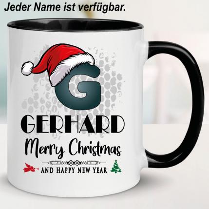 Buchstabentasse Merry Christmas