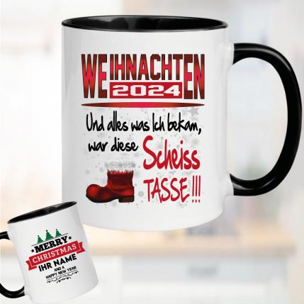 Weihnachten Scheiss Tasse