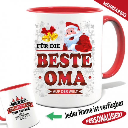 Weihnachtstasse für die Oma