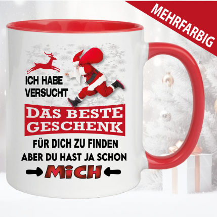 Weihnachtstasse Du hast mich