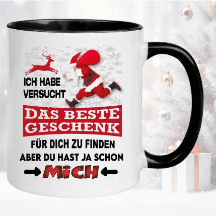 Weihnachtstasse Du hast mich