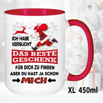 Weihnachtstasse Du hast mich