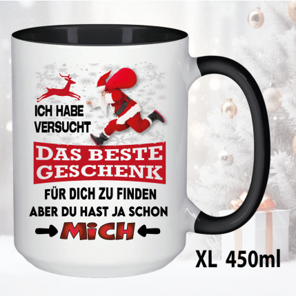 Weihnachtstasse Du hast mich