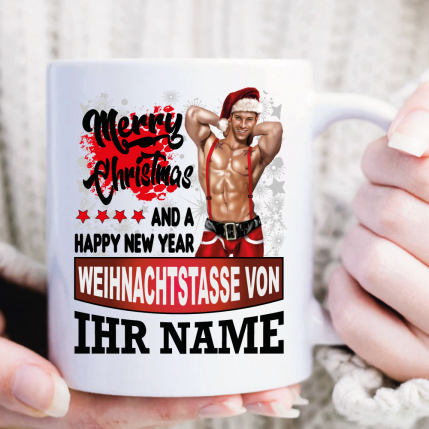 Weihnachtstasse Sexy für die Frau