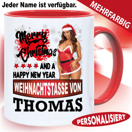 Weihnachtstasse Sexy für den Mann