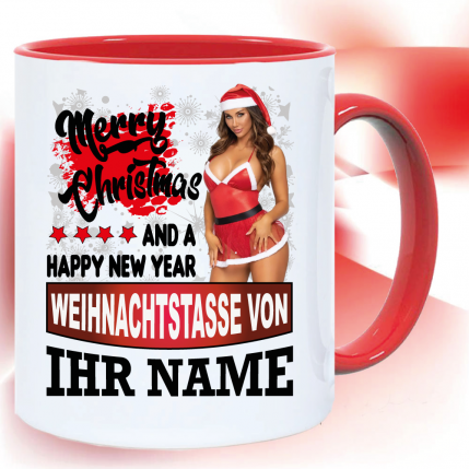 Weihnachtstasse Sexy für den Mann