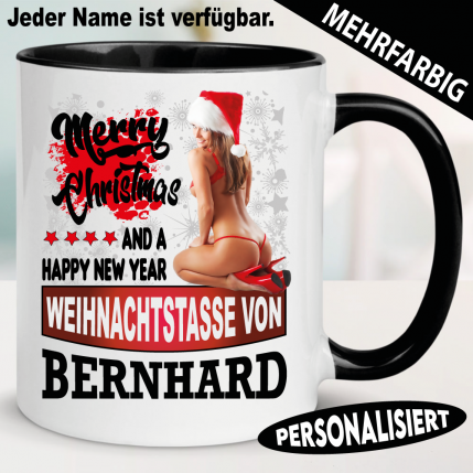 Weihnachtstasse Sexy 2 für den Mann