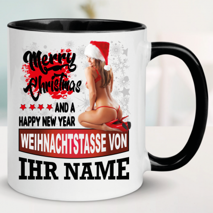 Weihnachtstasse Sexy 2 für den Mann