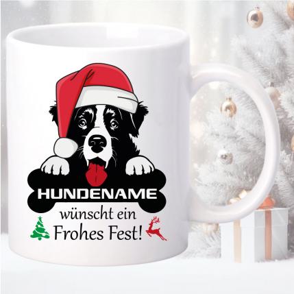 Christmas Hundemotiv Border-Collie