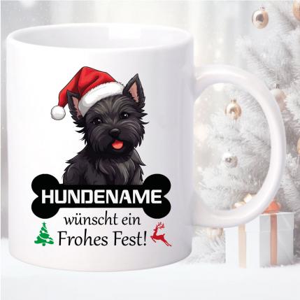 Christmas Hundemotiv Terrier