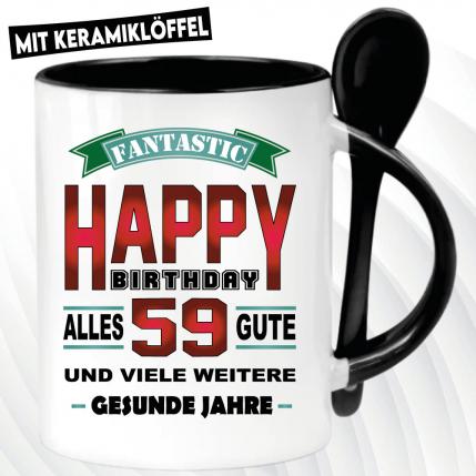 Tasse Geburtstag Retro Fantastic Birthday