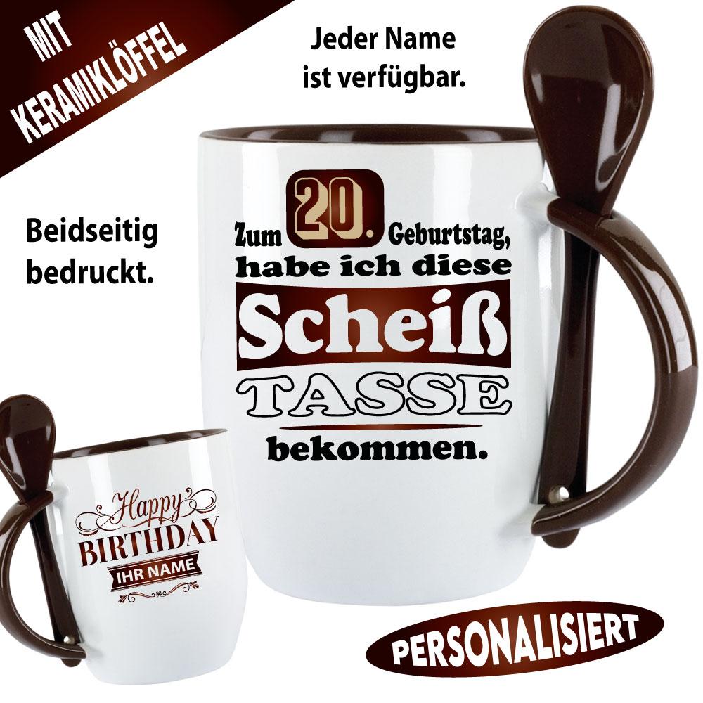 20 Jahre - Meine Scheiss Tasse. Lustiger Becher zum Geburtstag.