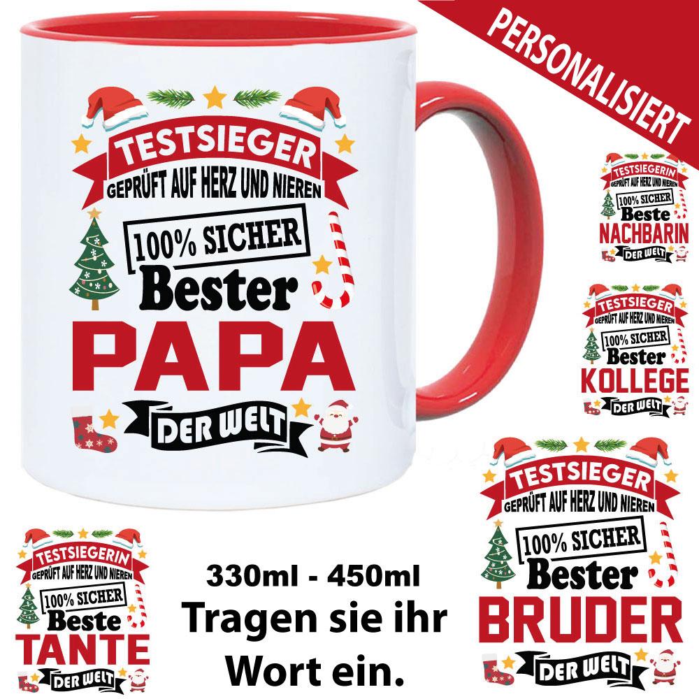 Weihnachtstasse für die ganze Familie und andere.