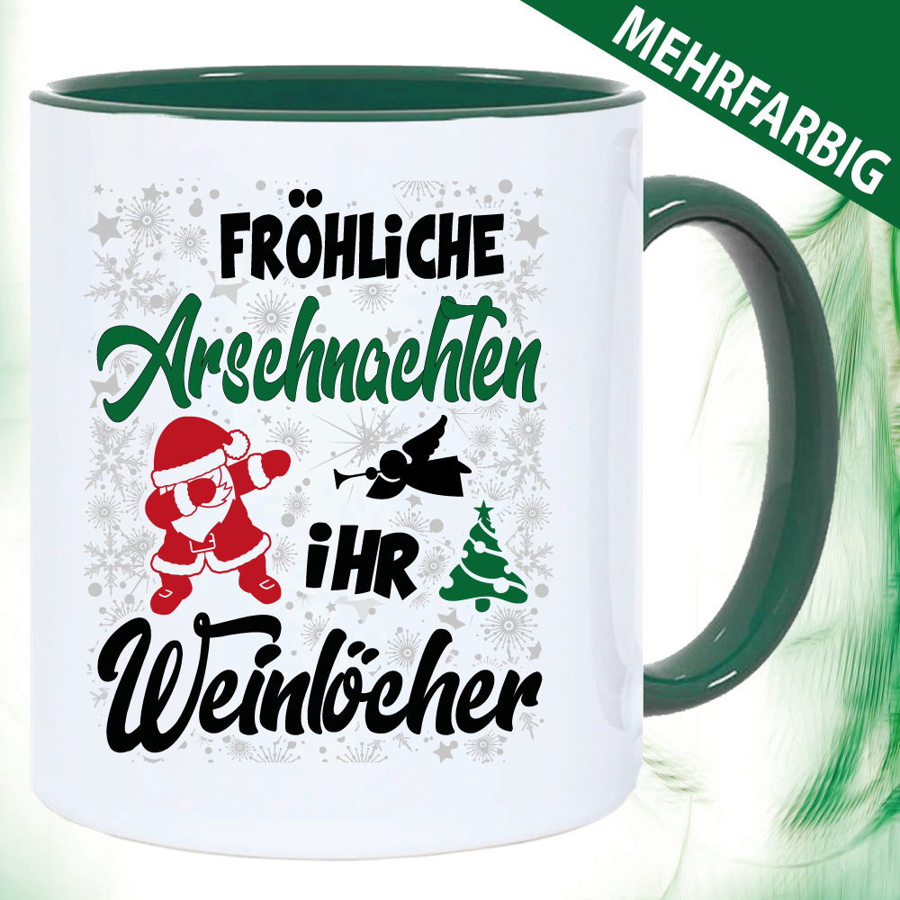 Tasse Weihnachten Fröhliche Arschnachten