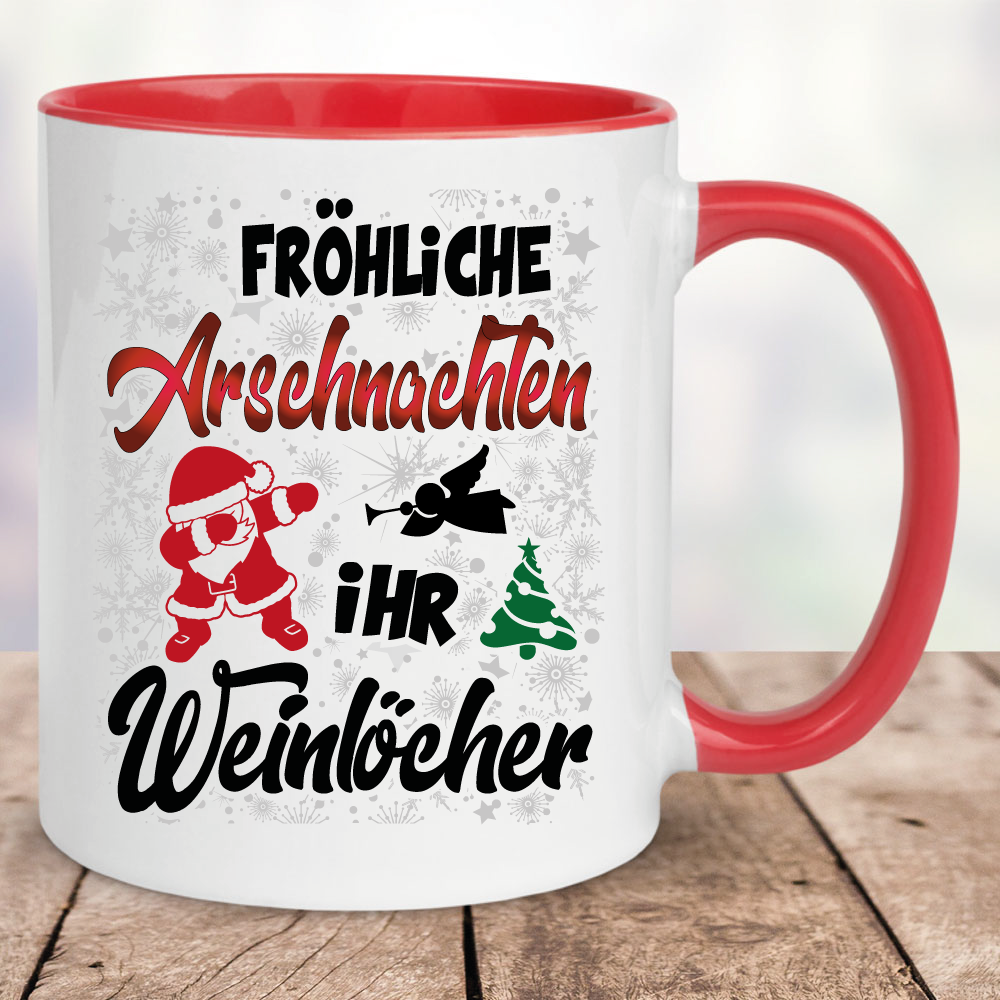 Weihnachtstasse Arschnachten