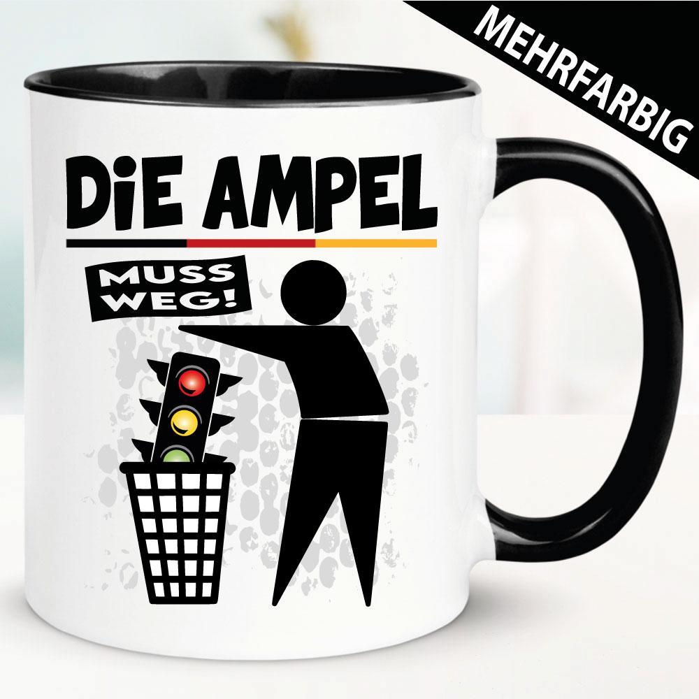 Die Ampel muss weg. Lustige Tasse.