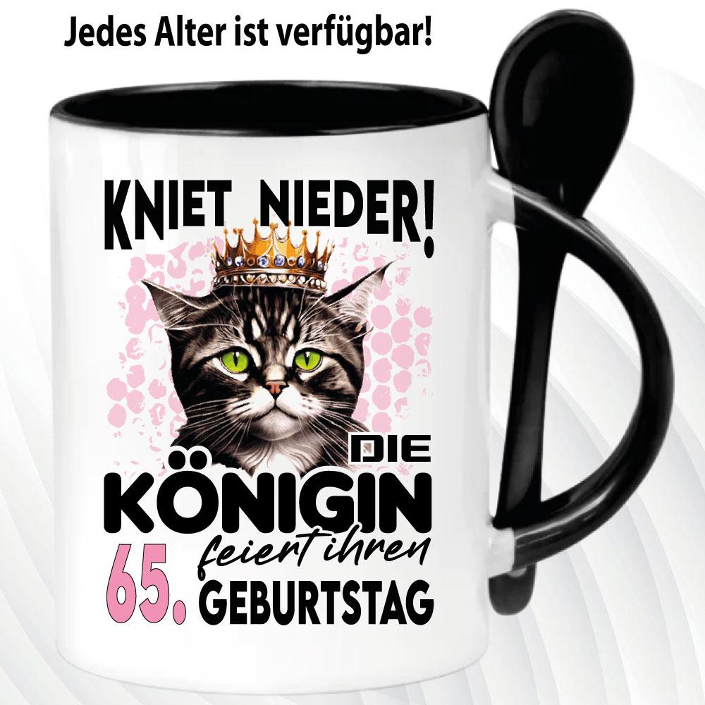 Löffeltasse Schwarz