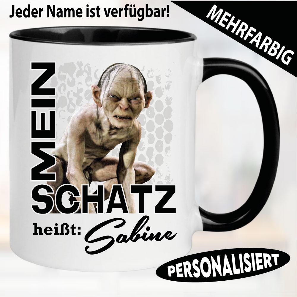 Tasse Gollum mit Name personalisiert