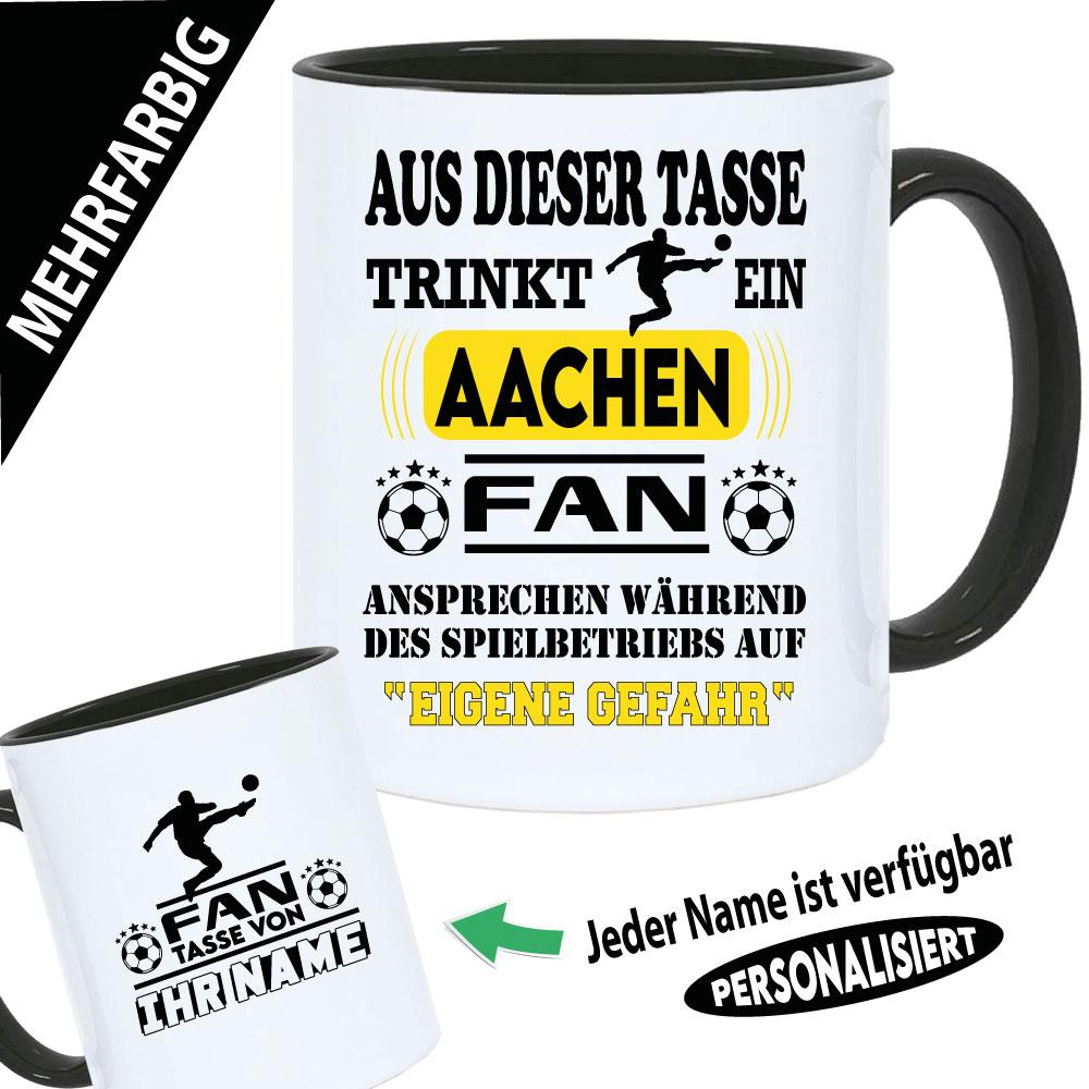 Tasse Fußballverein mit Name Aachen