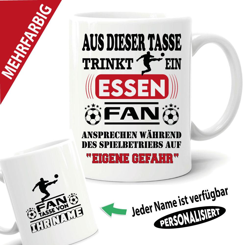 Tasse Fußballverein mit Name Essen