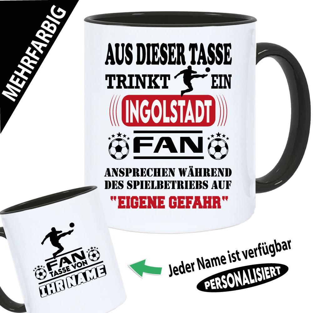 Tasse Fußballverein mit Name Ingolstadt