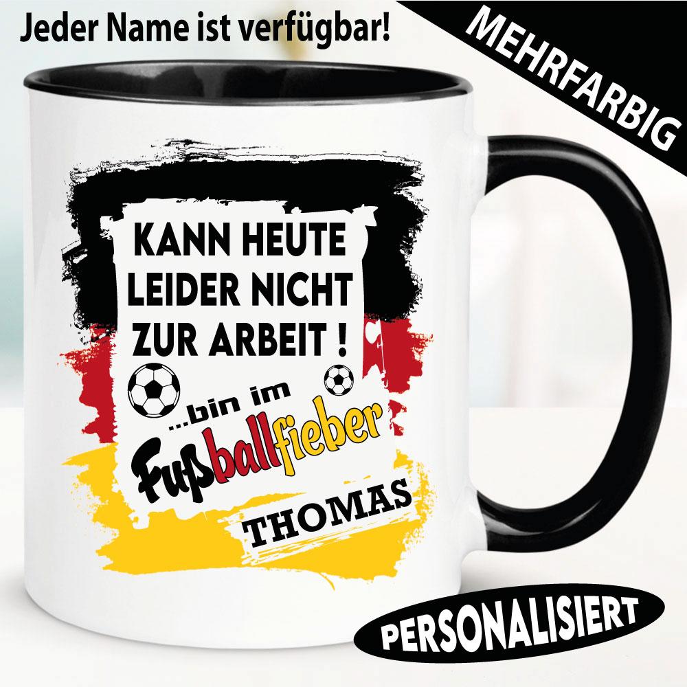 Tasse Bin im Fußballfieber