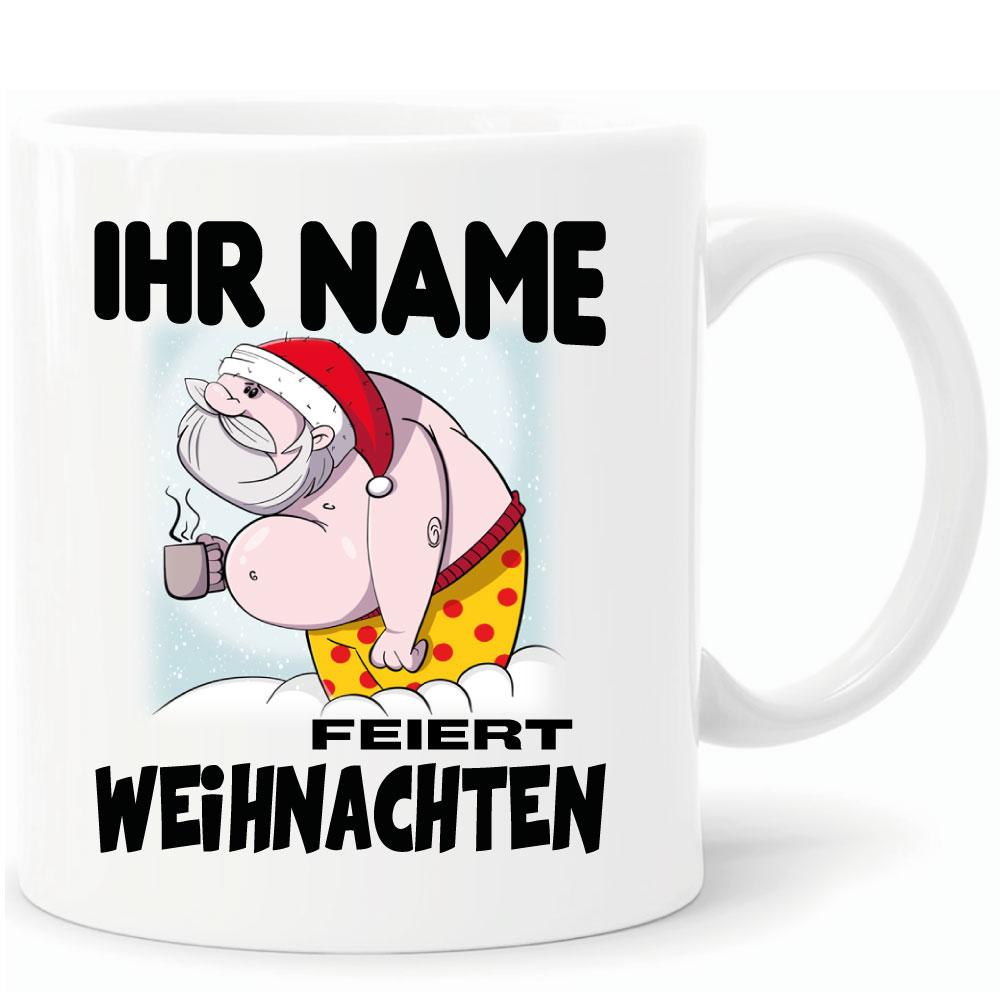 Lustiger dicker Weihnachtsmann