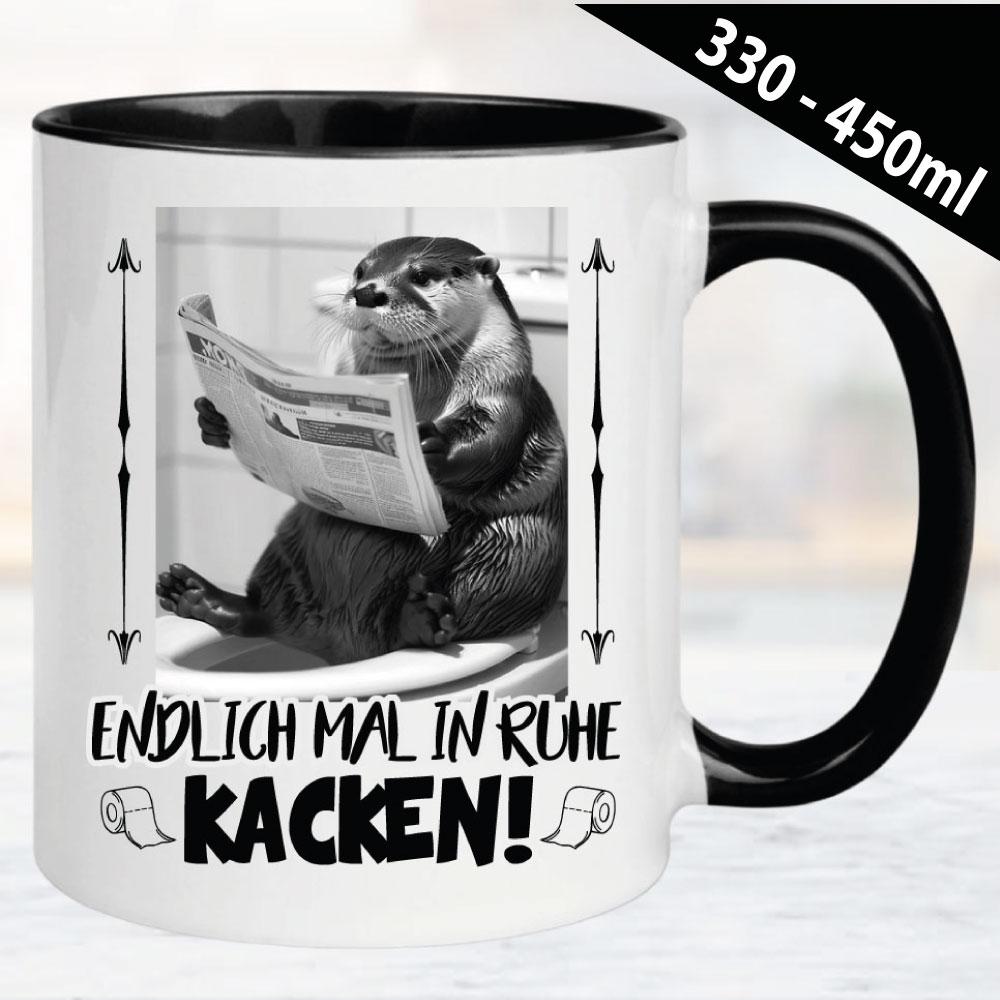 Tasse Biber – In Ruhe Kacken