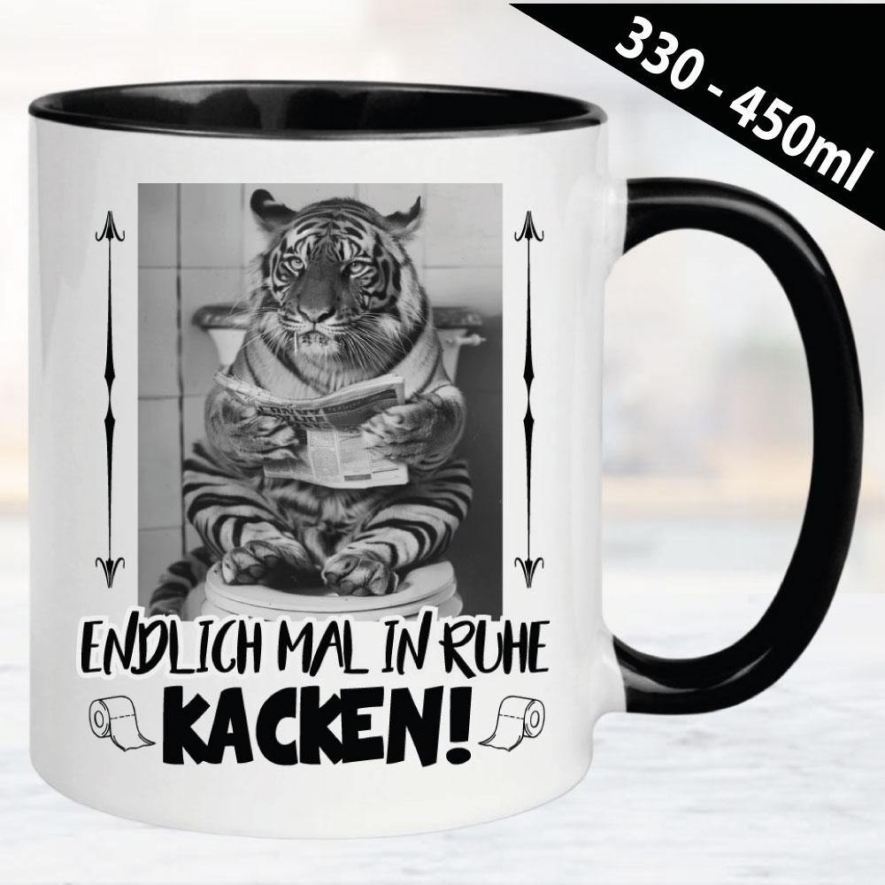 Tasse Tiger – In Ruhe Kacken