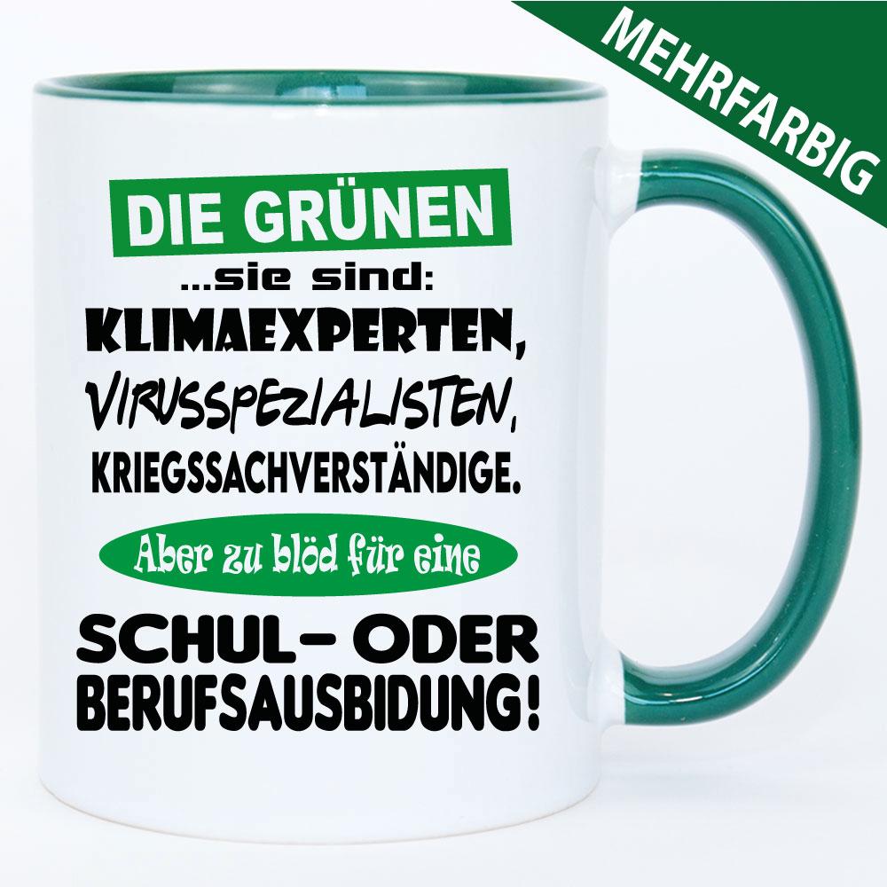 Klimaexperten. Lustige Tasse.