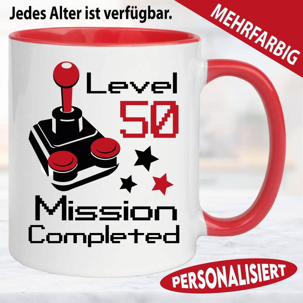 Tasse zum Geburtstag Tasse Mission Completed