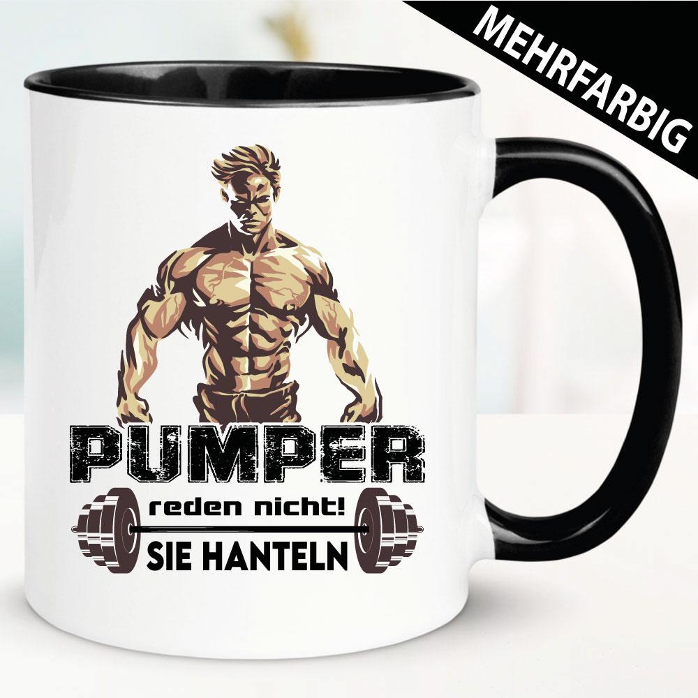 Pumper reden nicht - Tasse Bodybuilding