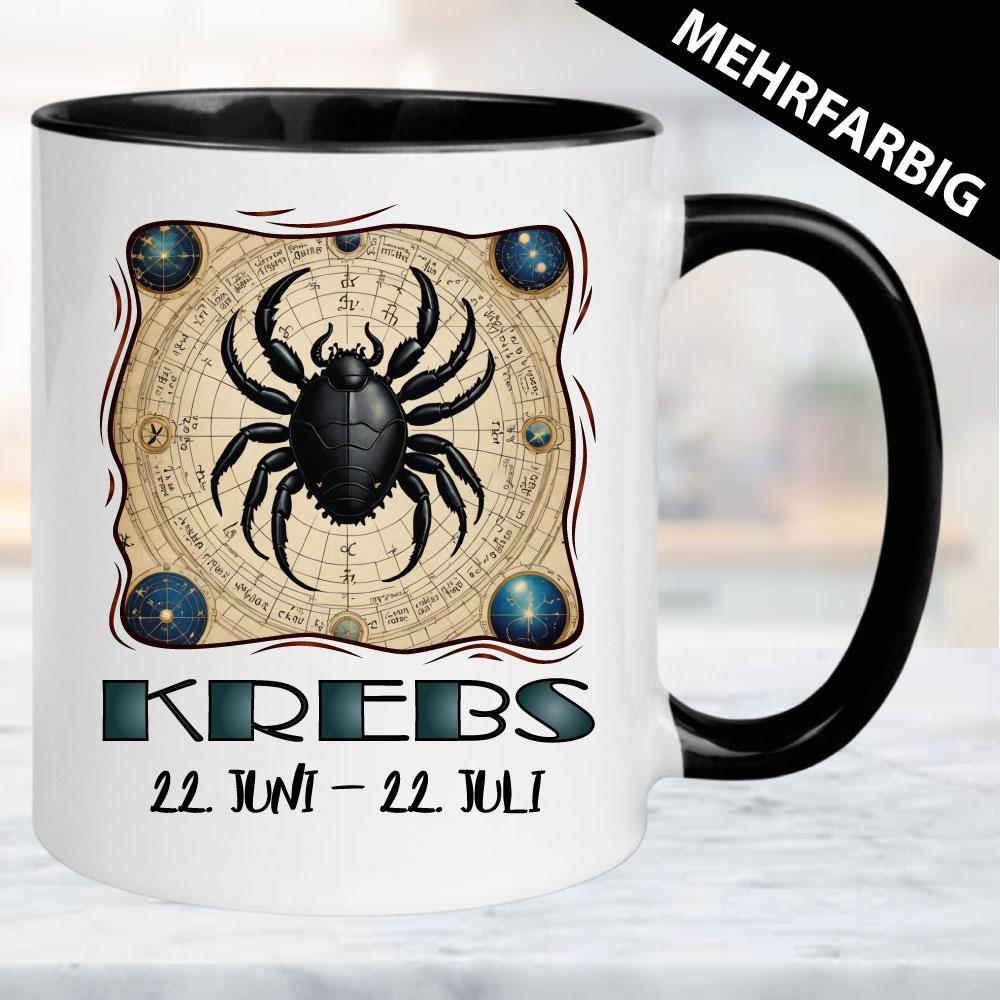 Tasse mit Sternzeichen Asrologie Krebs