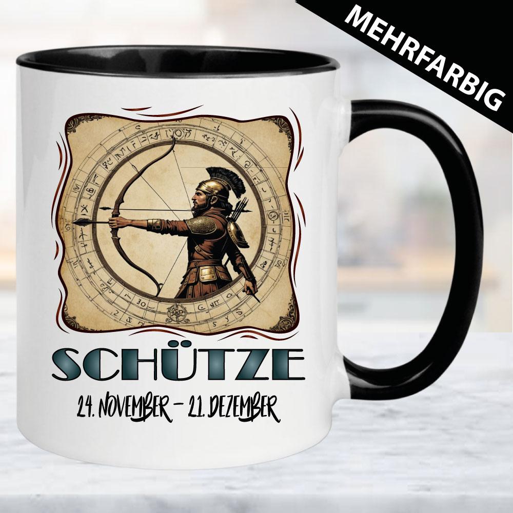 Tasse mit Sternzeichen Asrologie Schütze