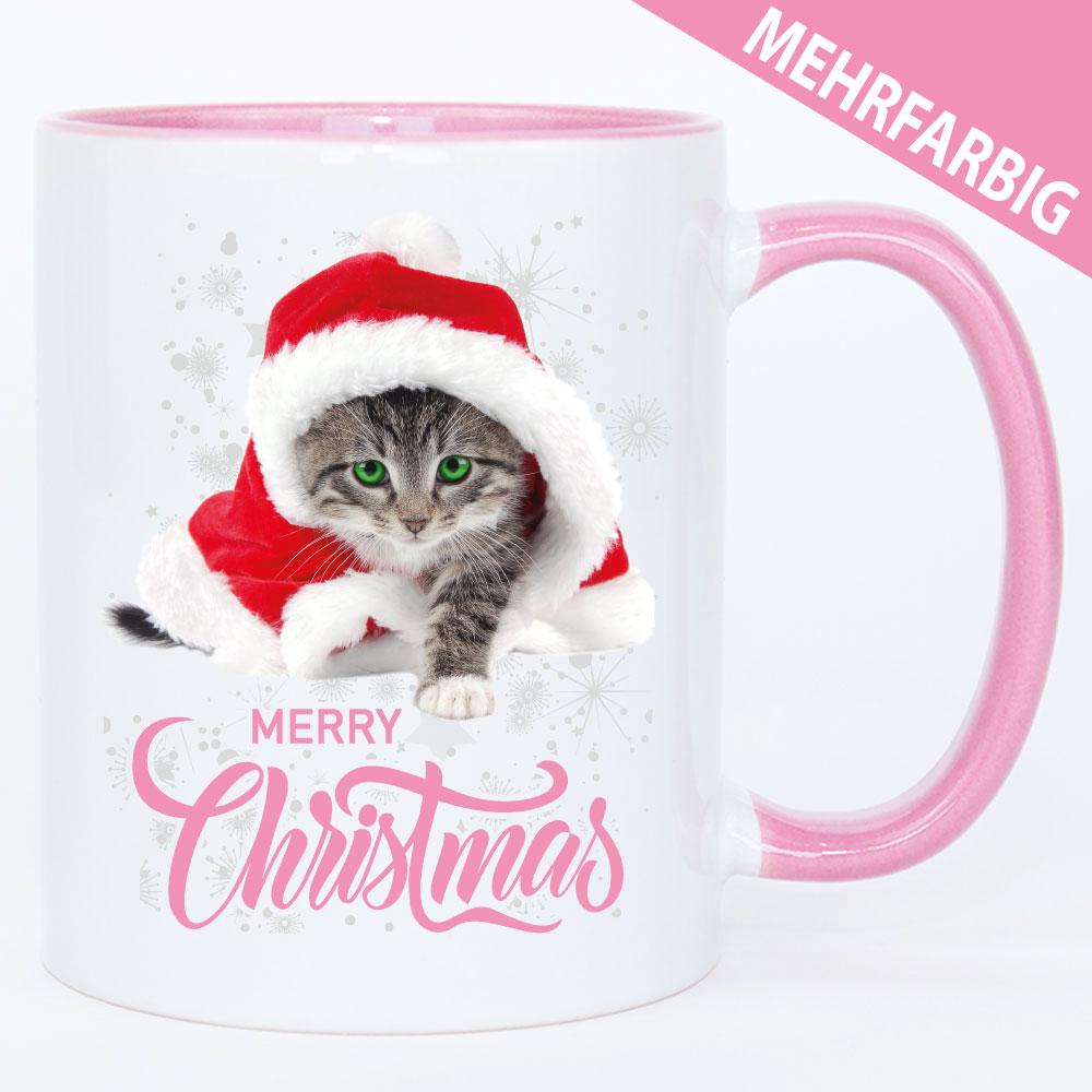 Tasse Weihnachten Süße Katze