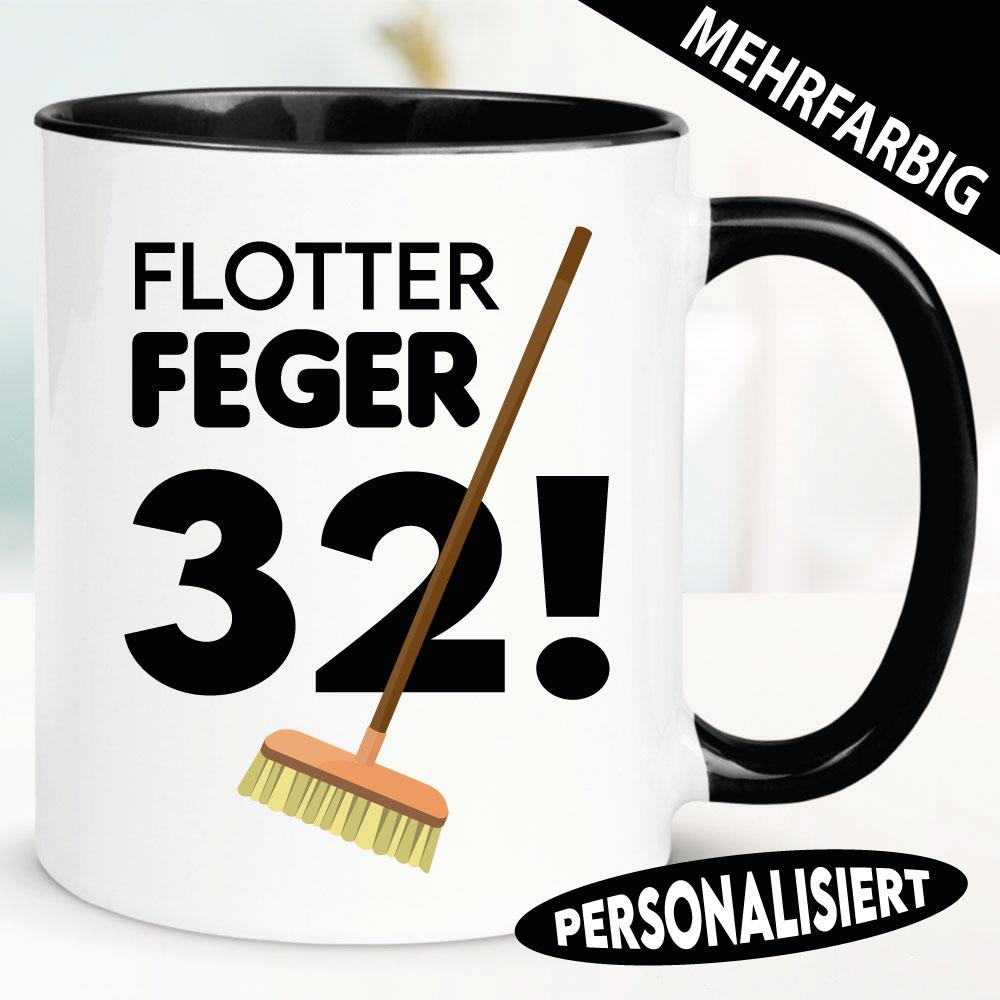 Sprüche Tasse zum Geburtstag Flotter Feger