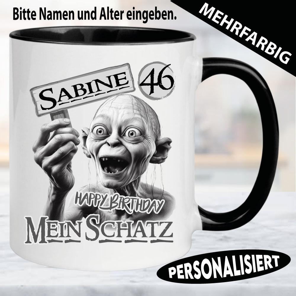 Gollum Tasse personalisiert zum Geburtstag