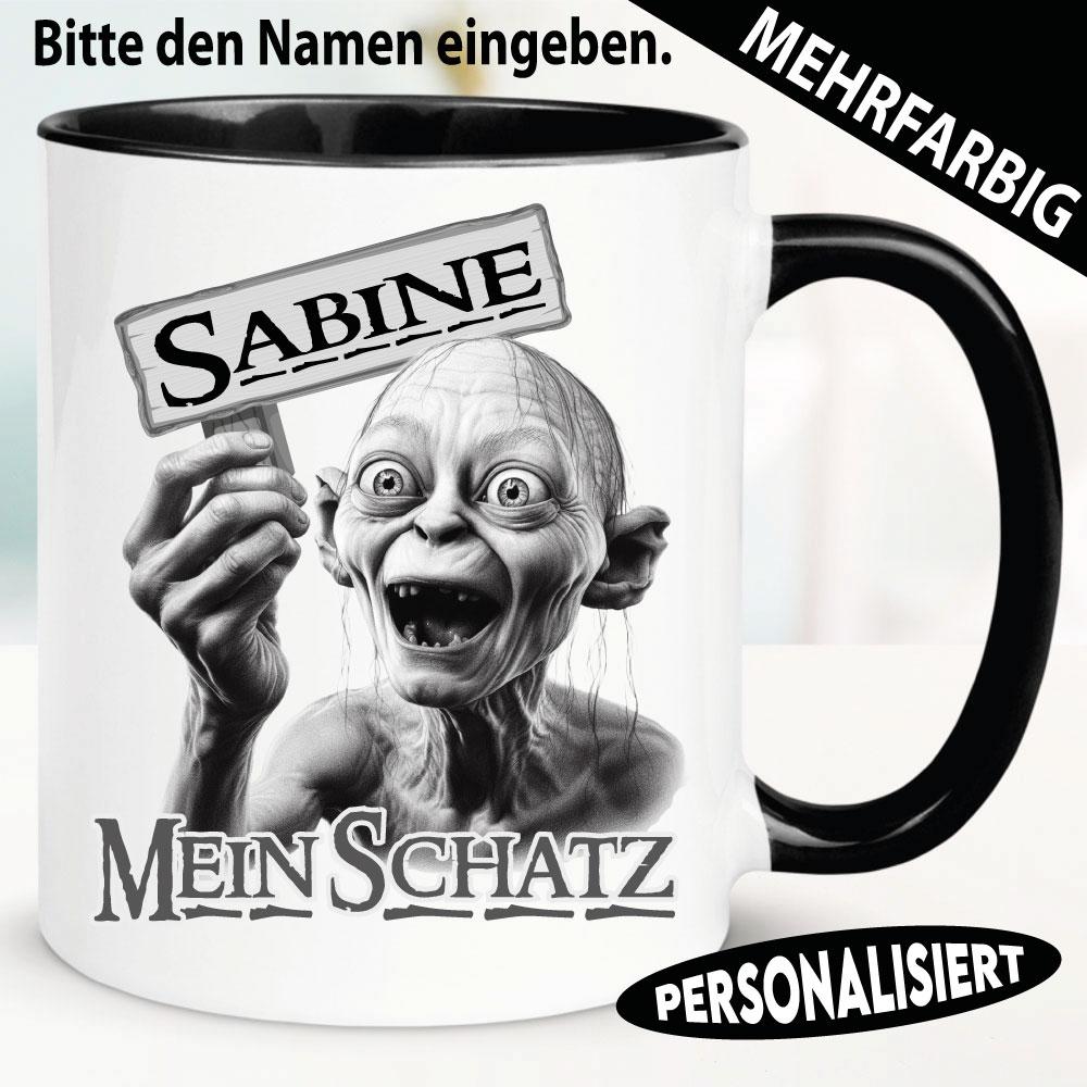 Tasse Gollum mit Name personalisiert